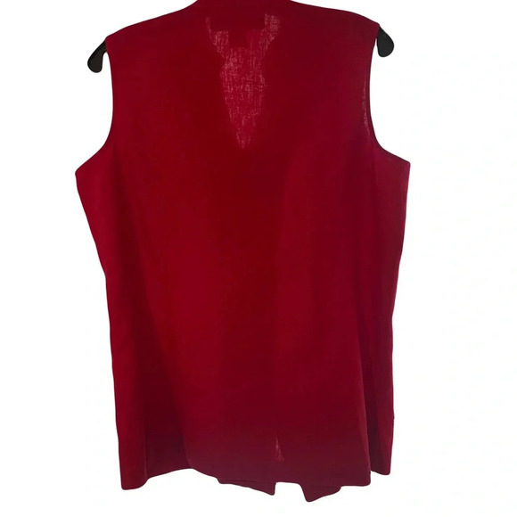 Russell Kemp red sleeveless top size 12 - Picture 2 of 4